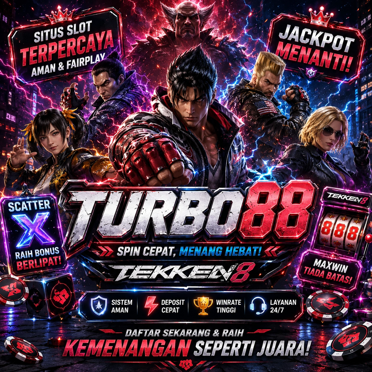 TURBO88 | Situs Slot Online Paling Gacor & Bonus Jackpot Super Besar